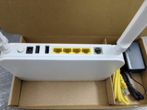 مودم فیبر نوری دوبانده هوآوی EG8145X6 (وای فای 6)استوک بی جعبه